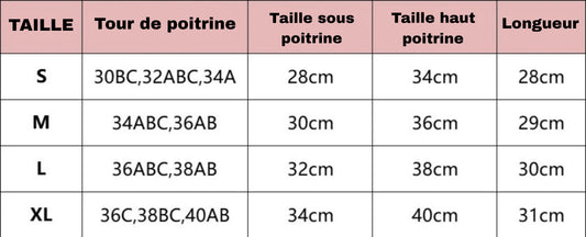 Brassière Push-Up dos croisés